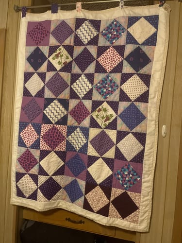 Customer photo review of Extra 8 Mystery fat quarters monthly addon #7