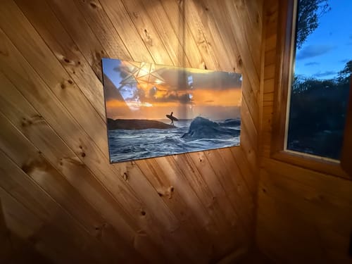 Customer photo review of Acrylic Mounting Panel - 70 x 120 cm