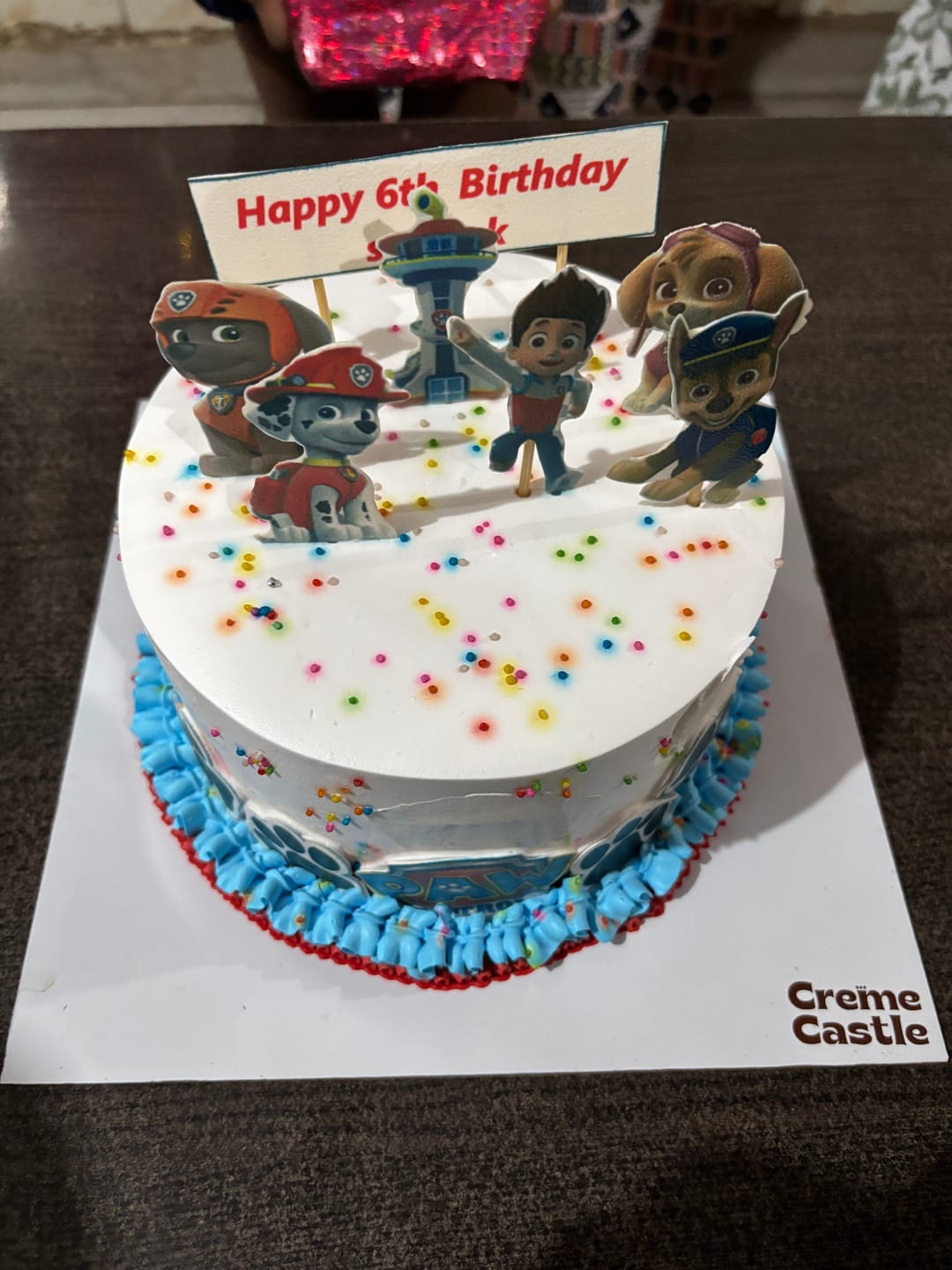 Customer photo review of Paw Patrol Team Cake
