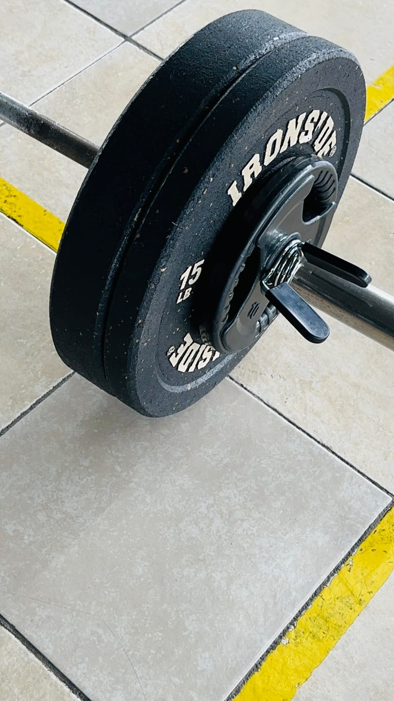 Customer photo review of Disco Olímpico Bumper Hi-Temp IRONSIDE (LB)