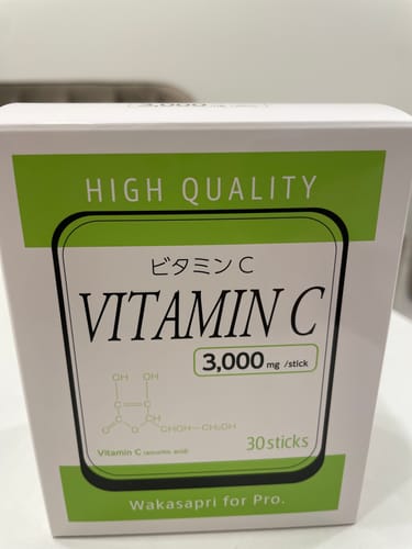Customer photo review of 高濃度ビタミンC 3,000mg -Wakasapri for Pro.
