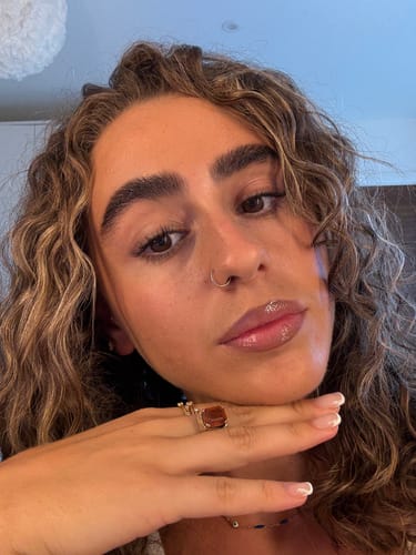 Customer photo review of Peptide Tubing Mascara