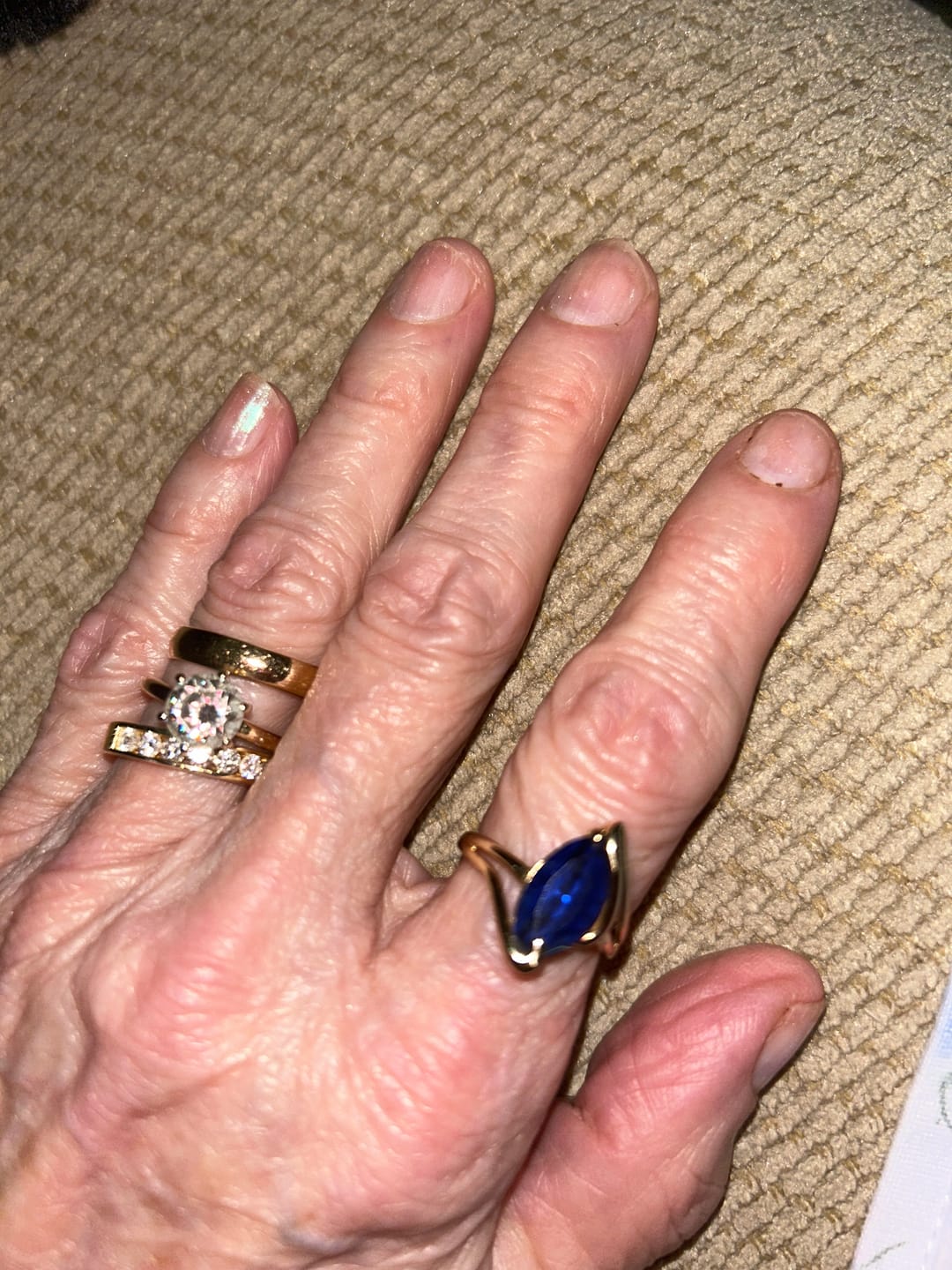 Customer photo review of High Polished Classic Comfort Fit Wedding Band