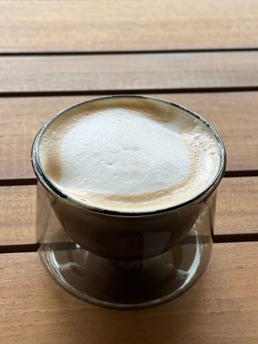 Customer photo review of FLUR Latte Glasses