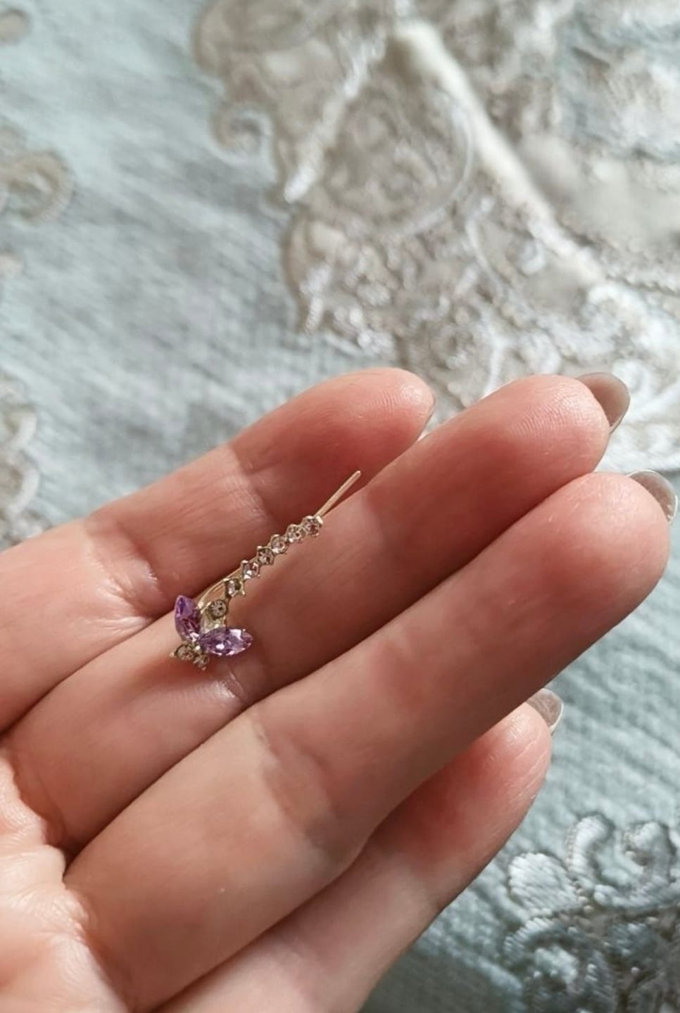 Customer photo review of Thora Earrings