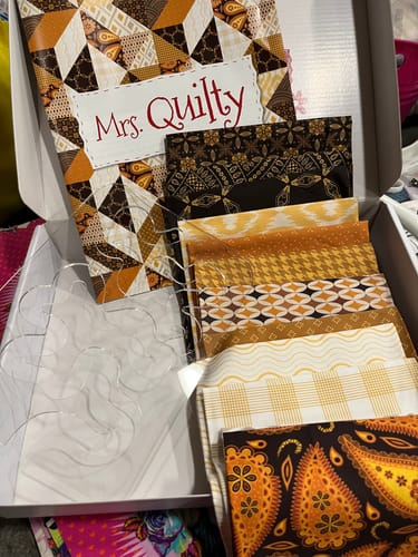 Customer photo review of Mrs Quilty Subscription Box 7