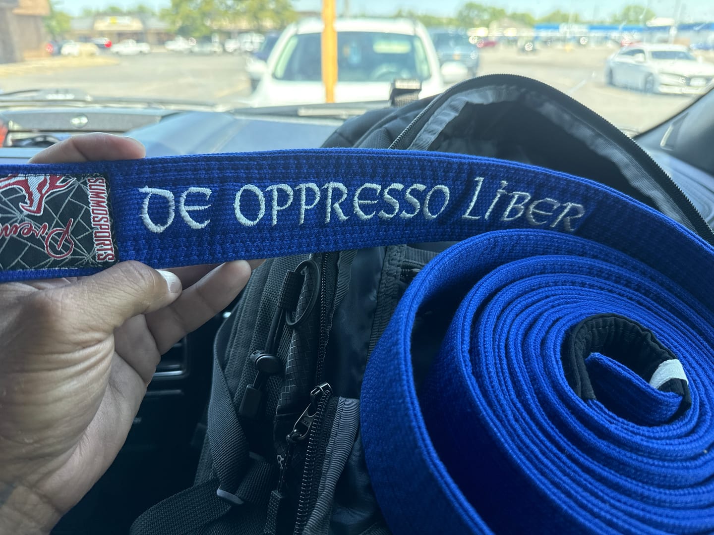 Customer photo review of Build Your Own - Premium BJJ Belt