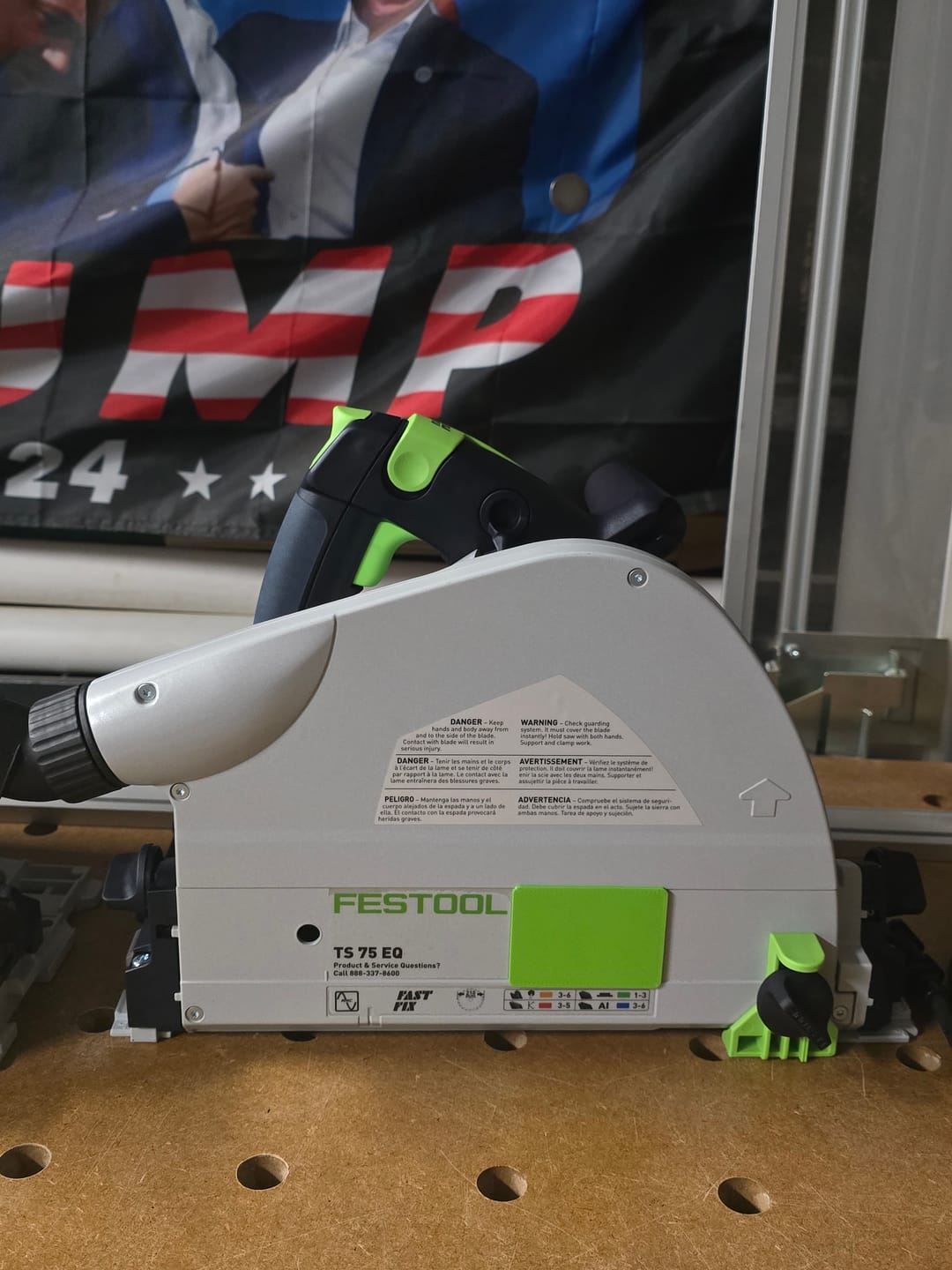 Customer photo review of Track Saw Dust Cover Compatible with Festool TS75