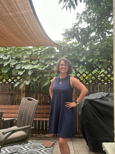 Customer photo review of Clara Dress • Final Sale Deals! - Twilight Storm
