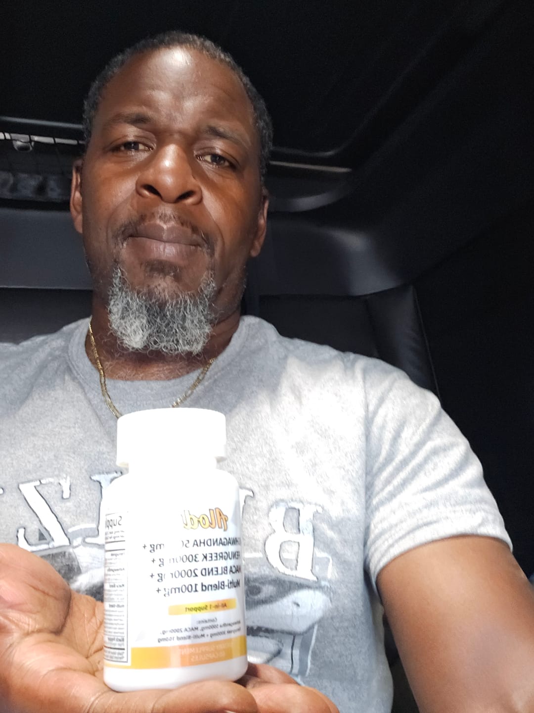 Customer photo review of Ashwagandha Fenugreek Maca Root All in 1 Blend