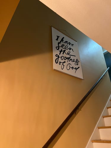 Customer photo review of Large Poster: I have seen..