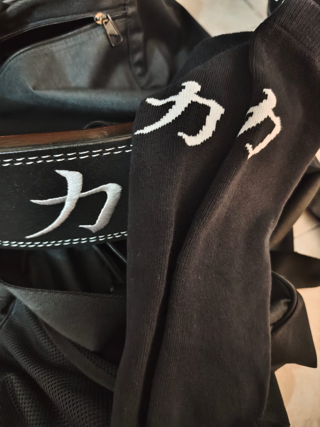 Customer photo review of Black Deadlift / Weightlifting Socks