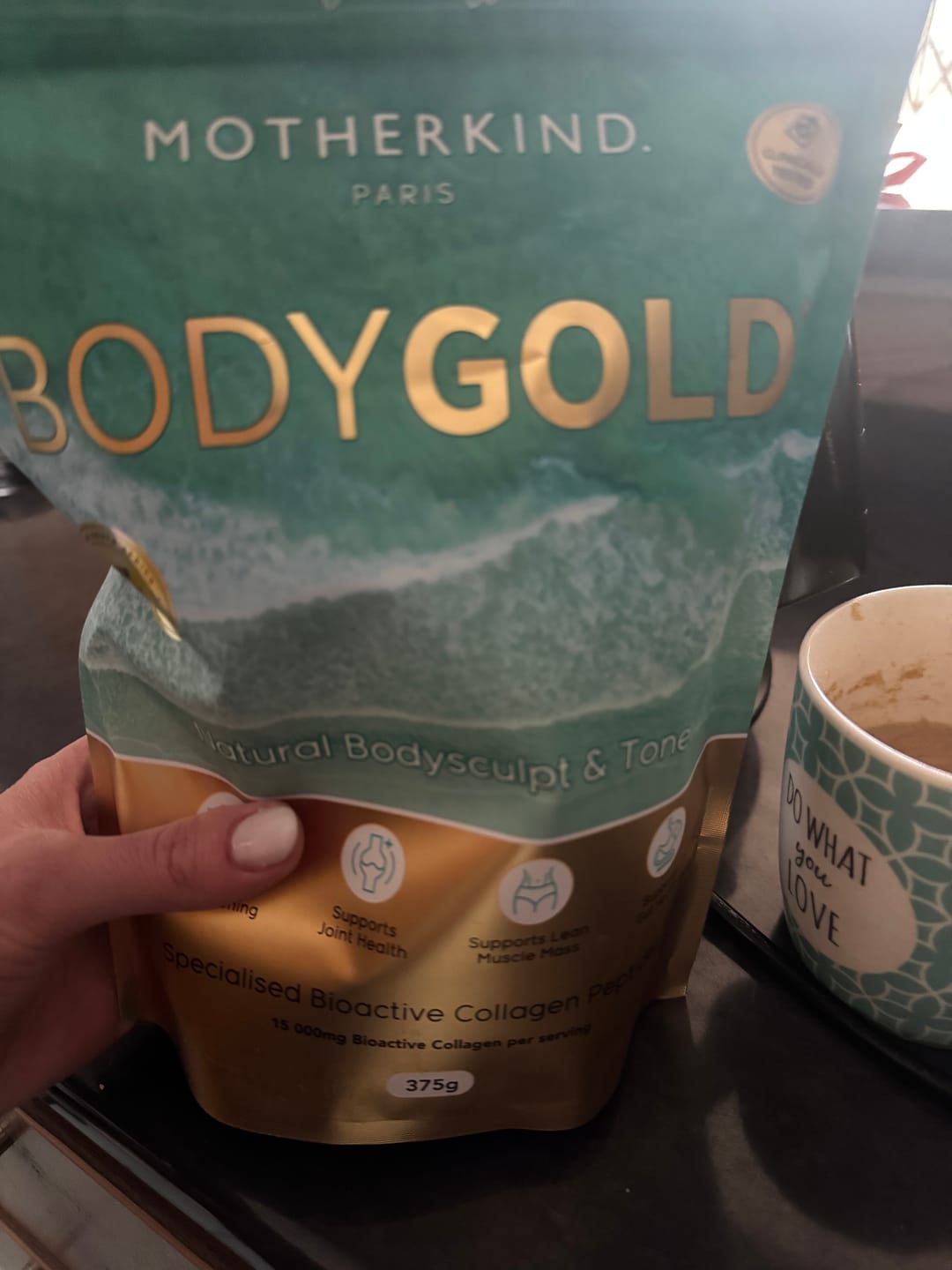 Customer photo review of BodyGOLD Collagen Peptides Starter Kit