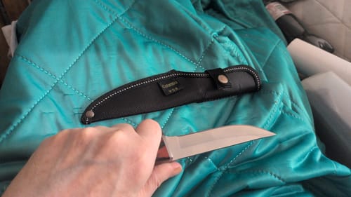 Customer photo review of Wood-Handled Whittler