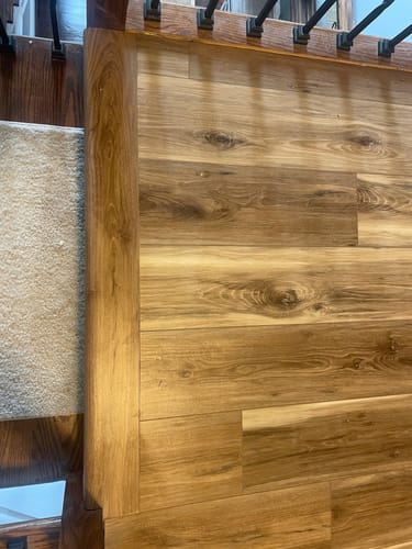 Customer photo review of Sundance Canyon Hickory Stair Tread