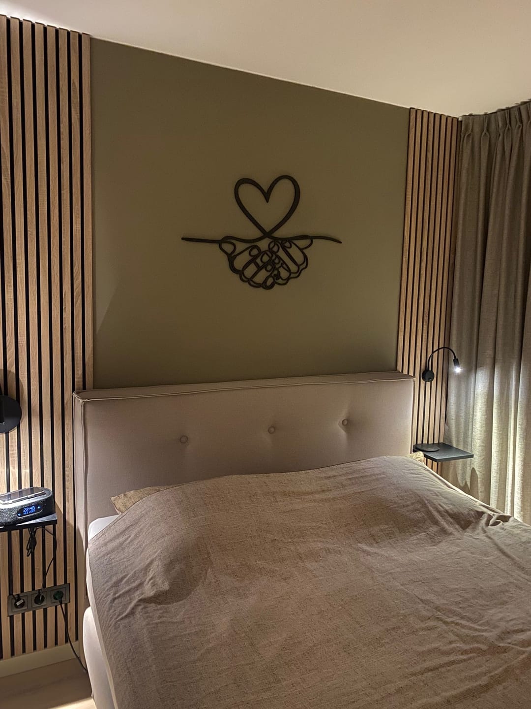 Customer photo review of Wanddecoratie | Hart in handen