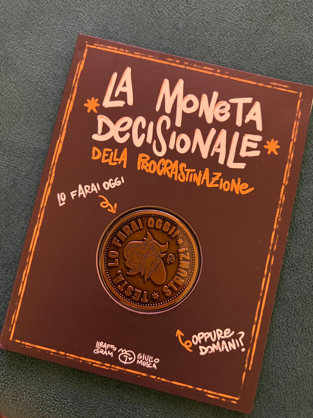 Customer photo review of Moneta Decisionale (della procrastinazione)