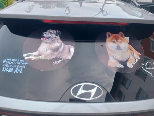 Customer photo review of Your photo -  Personalized Car Sticker