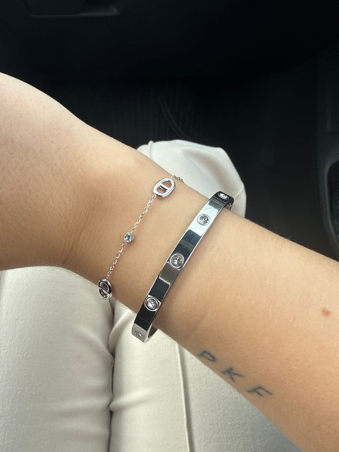 Customer photo review of Everlasting Deluxe Armband 14K Vergoldet