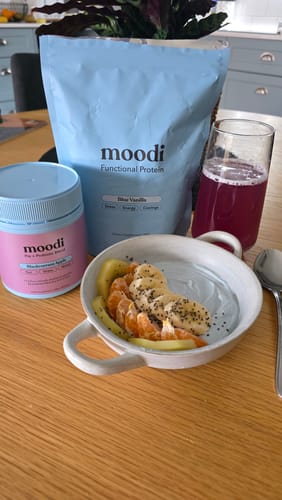 Customer photo review of Blue Vanilla