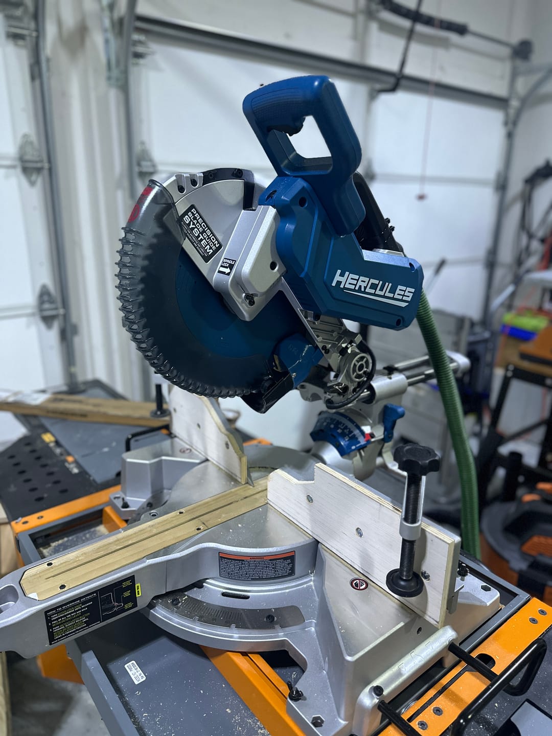 Customer photo review of Hercules 12" Sliding Compound Miter Saw Dust Collection