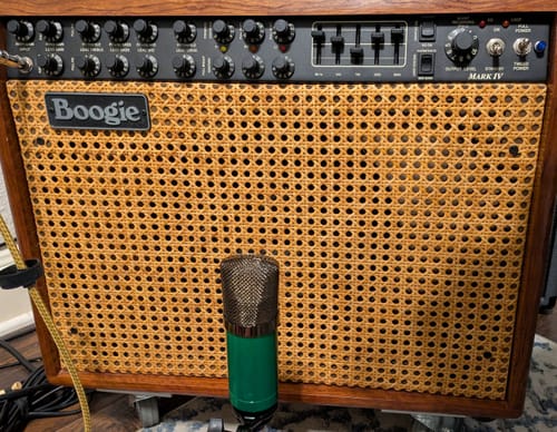 Customer photo review of Cab Mic - Guitar Microphone