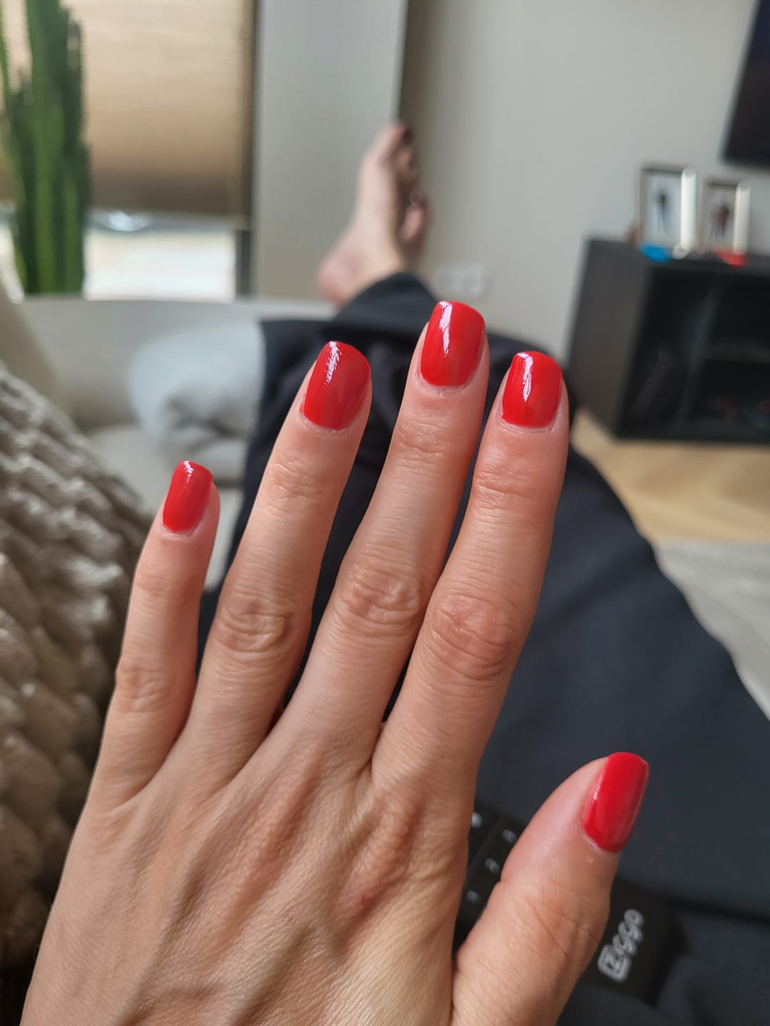 Customer photo review of Christmas Red Dipping Powder