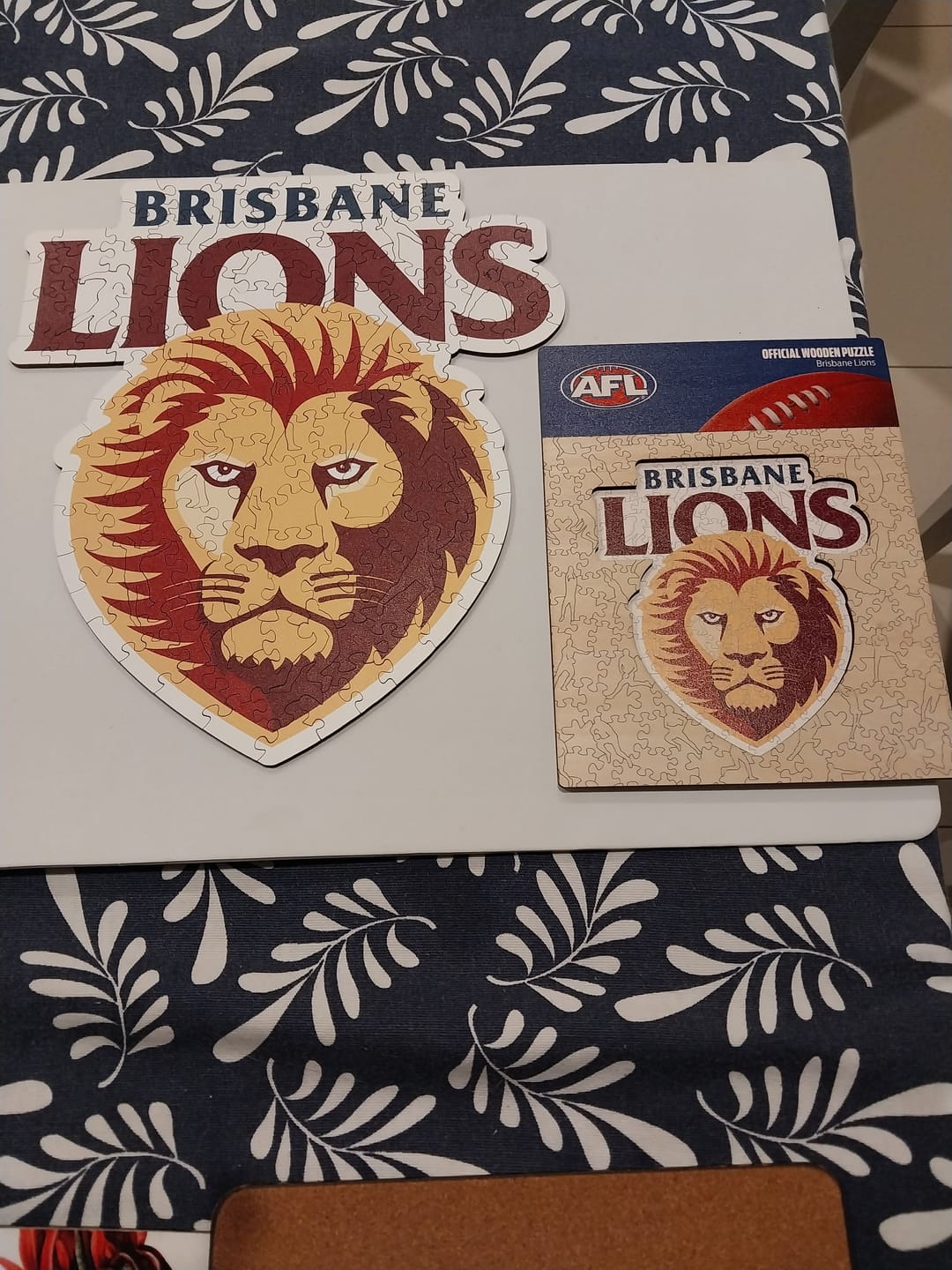 Customer photo review of Brisbane Lions Logo - Wooden Puzzle