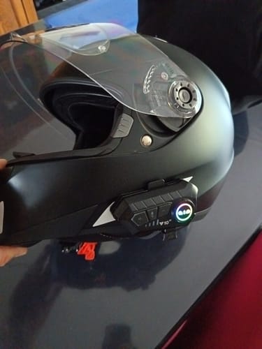 Customer photo review of Motarcom - L'intercom moto haut de gamme et abordable