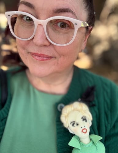 Customer photo review of Avon Swing Dress in Sage Green - Vixen by Micheline Pitt