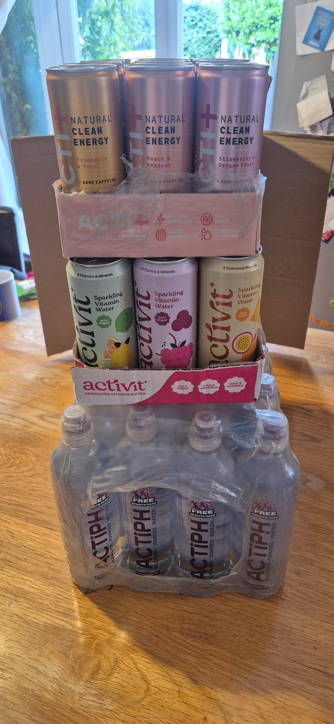 Customer photo review of Activit Mixed Multipack - 330ml Cans