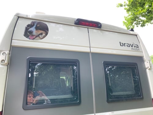 Customer photo review of Your photo -  Personalized Car Sticker