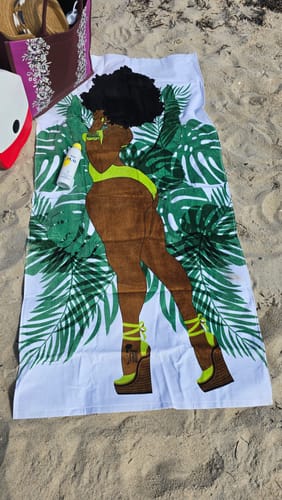 Customer photo review of June Beach Towel