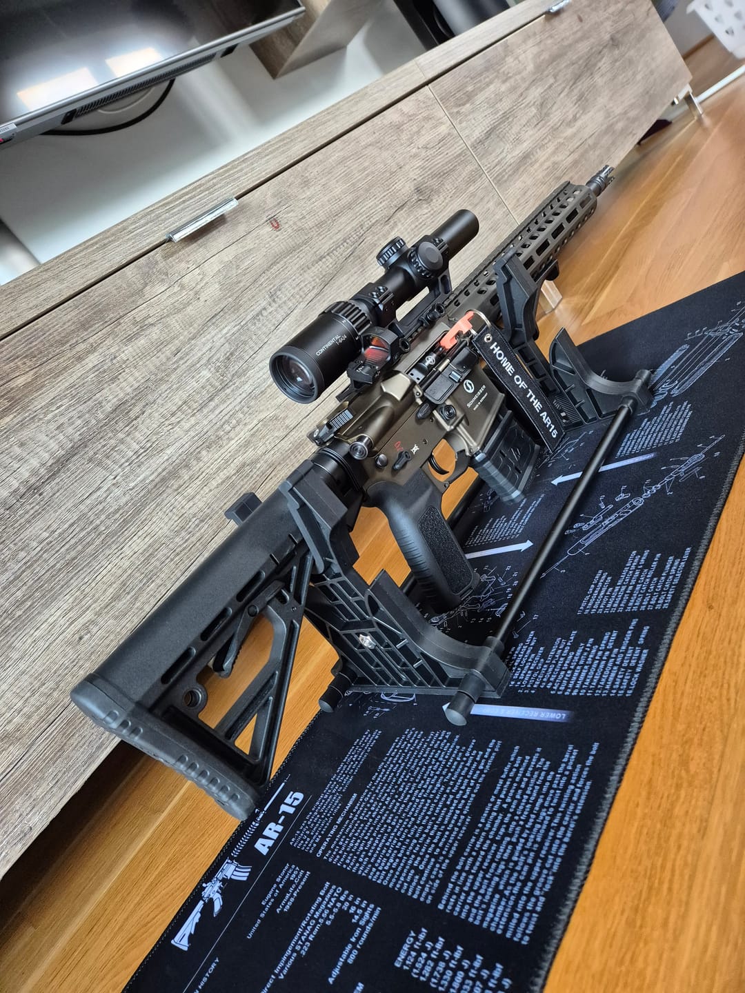 Customer photo review of Vector Optics XASR-3031 X-Accu Blockmontage für 30mm Tubus, 21mm ext. Picatinny for AR, h=38mm