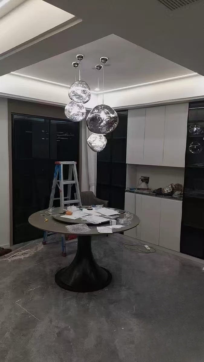 Customer photo review of Tambora Lava Pendant Light, Bulb Version