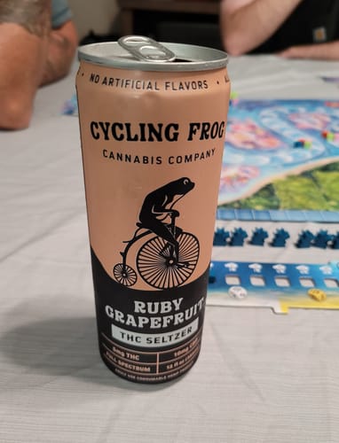 Customer photo review of THC Seltzer Giveaway - Ruby Grapefruit