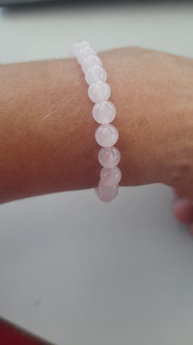 Customer photo review of Bracelet de Quartz Rose 6mm