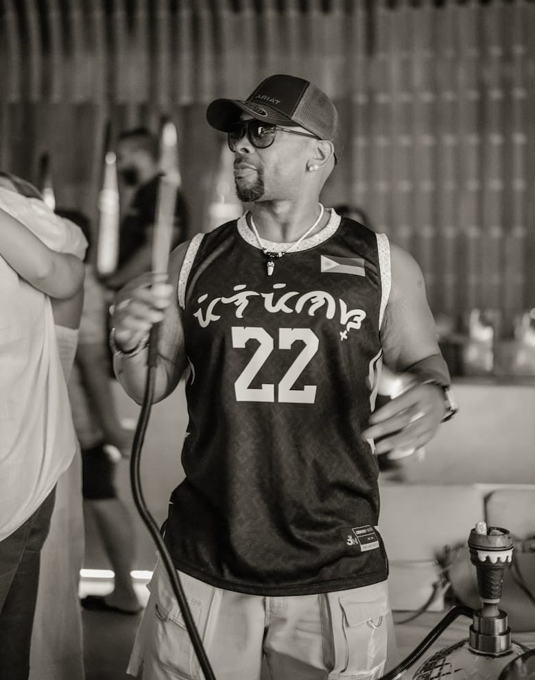 Customer photo review of Philippines Heritage Custom Basketball Jersey