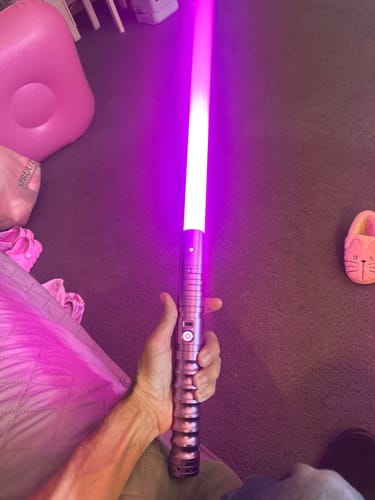 Customer photo review of The Learner lightsaber (VHC)