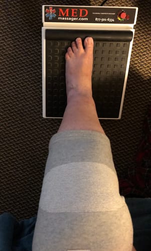 Customer photo review of Premium Bamboo Knee Sleeve (Single)