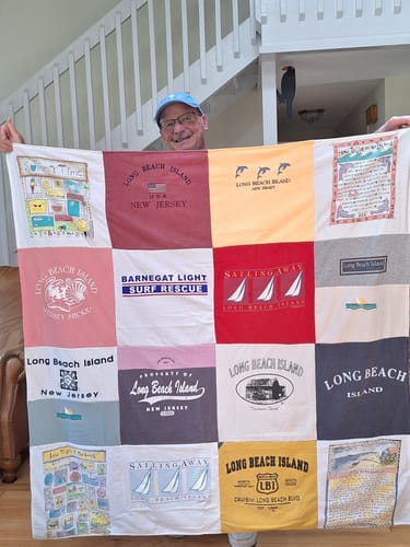 Customer photo review of Classic T-Shirt Blanket