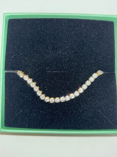 Customer photo review of Hi-Life Tennis Armband 14K Vergoldet