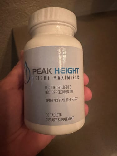 Customer photo review of Peak Height Growth Supplement #1 Grow Taller Height Pill