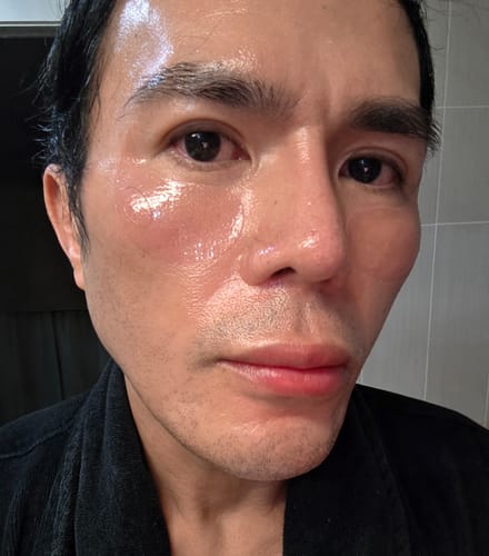 Customer photo review of Abib - PDRN Retinal Eye Patch Glow Jelly (60 Patches)