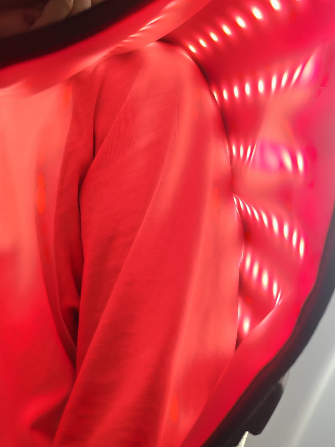 Customer photo review of LumyHealth Red Light Therapy Pad