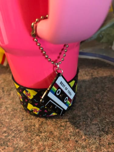 Customer photo review of Best of the 80’s Charm - Tumbler Handle Charm