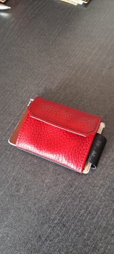 Customer photo review of Nano Boy Pocket slim wallet with leather coin pocket Ladies Edition