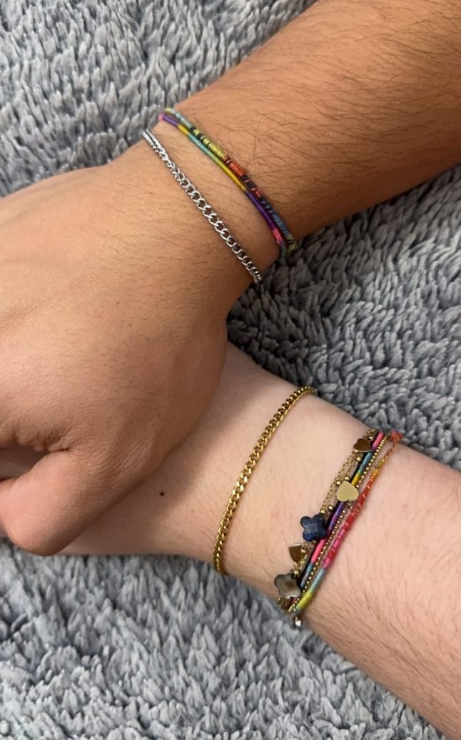 Customer photo review of Kit Bracelets Permanents Éternel