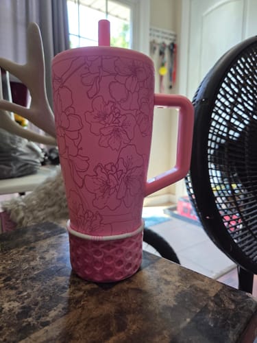 Customer photo review of Pucker Pink WAFFLE Tumbler Boot -fits 20-40oz
