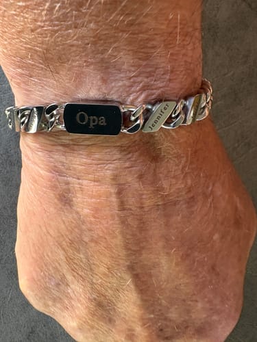Customer photo review of Familieschakel Armband Voor Hem